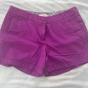 J. Crew Purple Shorts Relaxed Fit Casual